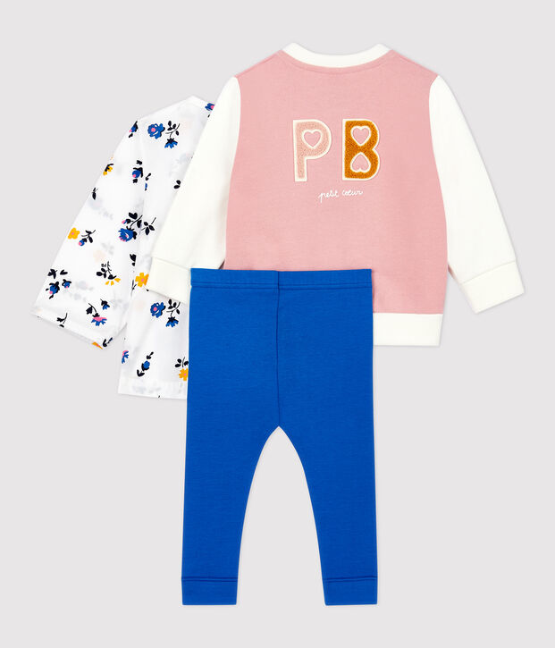 Ensemble trois pi&egrave;ces b&eacute;b&eacute;. multicouleur